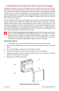 Thumbnail of document Manual - BPACK 9 Volt Battery Pack